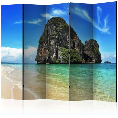  Paravan u 5 dijelova - Exotic landscape in Thailand Railay beach II [Room Dividers] 225x172 Slike