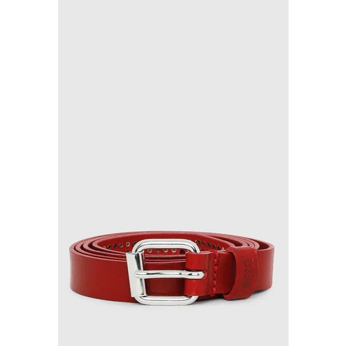 Diesel Belt - BMINISTUD belt dark red