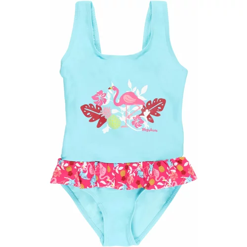 Playshoes Jednodijelni kupaći kostim tirkiz / limeta / roza / ružičasta / bijela