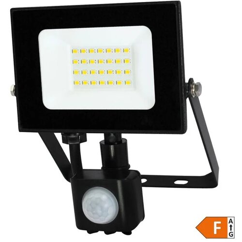 COMMEL ZAGREB D.O.O. LED reflektor 20W 6500K, 1600lm 30kh, crni detektor pokreta Slike