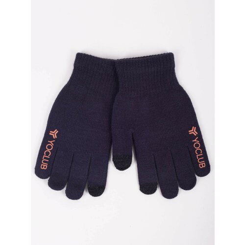 Yoclub Kids's Gloves RED-0245C-AA5E-006 Navy Blue Cene