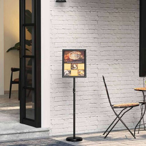  Stalci za sajmove Crna 25 x 25 x 125 cm Aluminij Cene