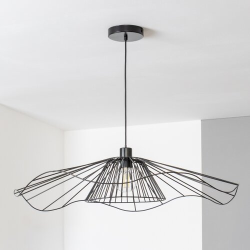  Brilagi - LED luster na sajli CERIA WIRE 1xE27/40W/230V prečnik 80 cm crna Slike