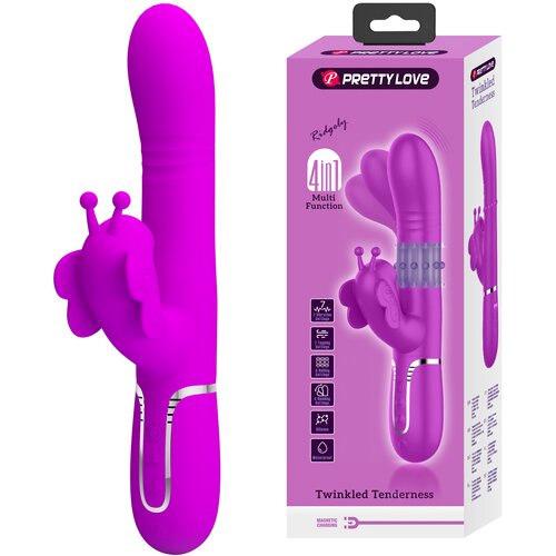 Pretty Love Ridgely Twinkled Tenderness 4in1 Tapping & Rolling Rabbit Vibrator Pink Cijene