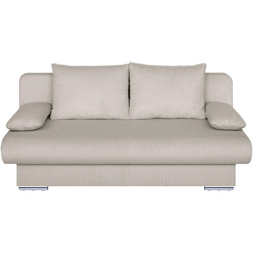P & B ZOFA S POSTELJNO FUNKCIJO, krem barve tekstil, leseni material Cene