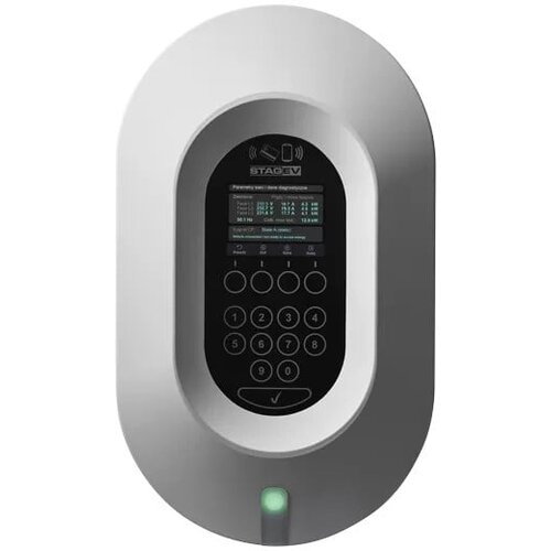 Stag EV -EV-WB-11KW - Car battery charger 230 /400 V AC (L-N /L-L), 3-phase Graphite, White (without charging cable /230V) Cene