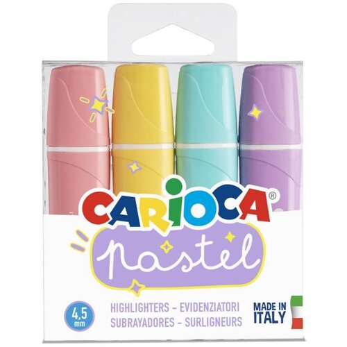 Carioca marker Memolight pastelne boje 4/1 Cene