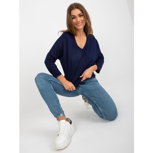RELEVANCE Blouse-RV-BZ-7663.05-navy blue Cene