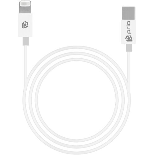 Prio Charge; Sync USB C na Lightning Cable MFi certificiran 1m bijeli Cene