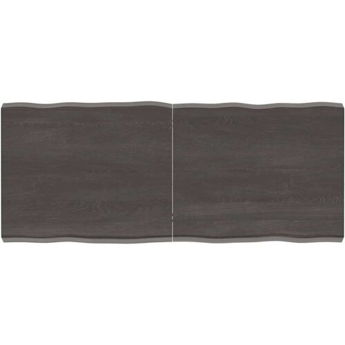 Stolna Mizna plo&amp;scaron;ča temno siva 120x50x6 cm obdelana trdna hrastovina, (20818025) Slike