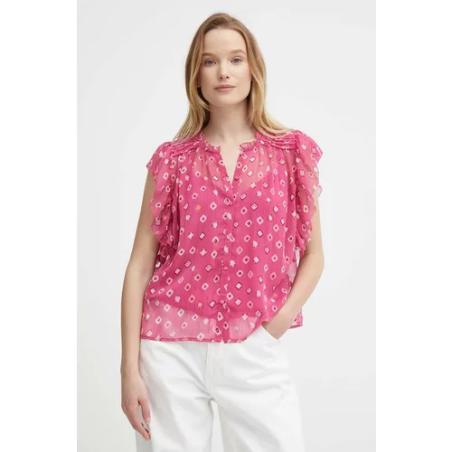 PepeJeans Košulja MARLEY za žene, boja: ružičasta, relaxed, PL304798
