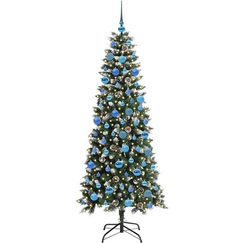 VidaXL Umjetno božićno drvce s stalakom Zelena 76 x 76 x 150 cm Slike
