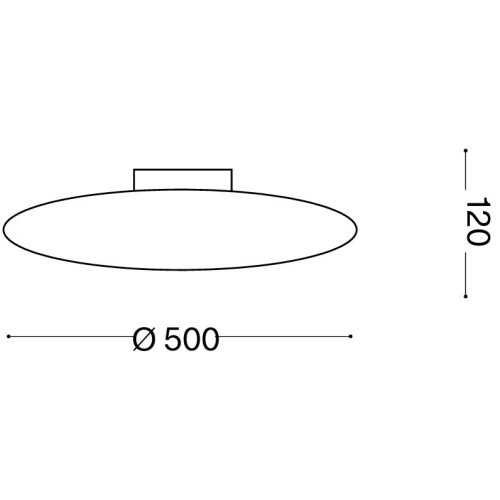 Ideal lux - stropno svetlo smarties 3xE27/42W/230V, prečnika 50 cm, belo Slike