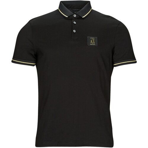 Armani Exchange Polo majice kratki rokavi 8NZFPQ Črna Slike