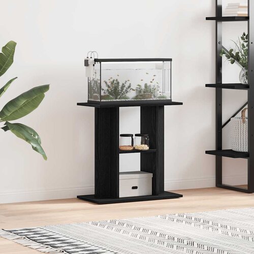 vidaXL Stalak za akvarij crni hrast 60x30x60 cm konstruirano drvo Cijene