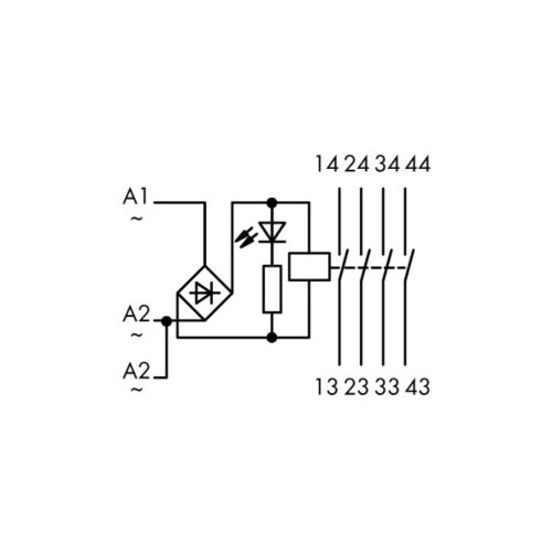 Wago Industrijski relej 1 komad 789-552 Nazivni napon: 12 V/DC, 12 V/AC struja prebacivanja (maks.): 4 A 4 zatvarač Cijene