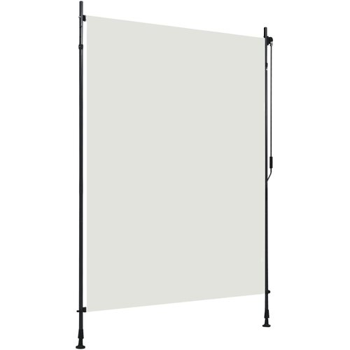 VidaXL Zunanje rolo senčilo 150x270 cm krem Slike