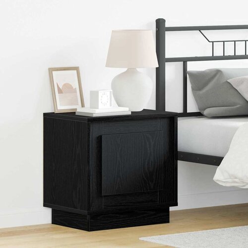  Noćni ormar 2 pcs Crna 44 x 34,5 x 45 cm Konstruirano drvo Cene