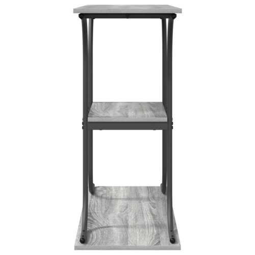 vidaXL Konzolna miza Siva sonoma 101 x 35 x 80.5 cm Konstruiran les Cene
