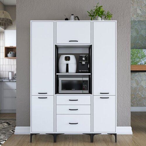 Hanah home JE145 - 3115 white multi purpose cabinet Cene