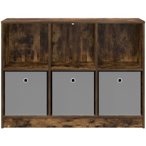  Kreveta s ladicama Dimljeni hrast 102 x 32 x 73,5 cm Slike