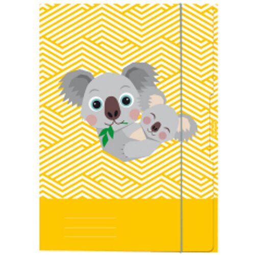 Herlitz Fascikl s klapnama i gumicom, A3, Koala Slike