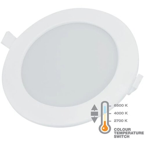 Commel led panel 12W, okrugli ugradni. cct sklopka Cene