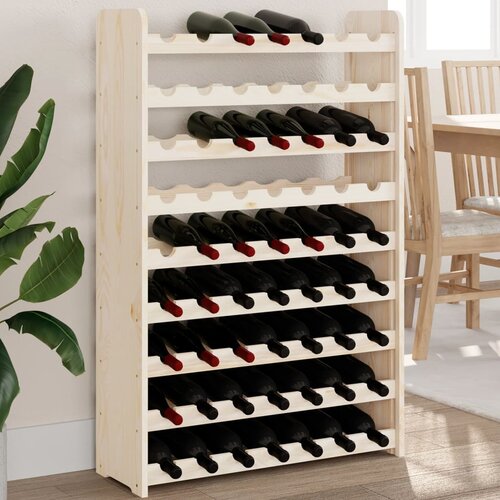 vidaXL Stojalo za vino 72,5x25x111,5 cm trdna borovina Cene