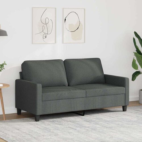 Dvosjed od tkanine tamnosivi 140 cm Cene