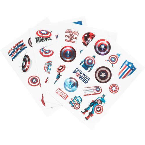 Marvel NALEPKE ZA PONOVNO UPORABO CAPTAIN AMERICA, (20883600) Slike
