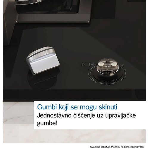 Bosch Serie 6 PPP6A2I40 Gas hob White, Black Slike