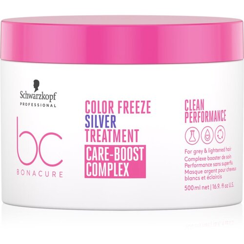 Schwarzkopf Professional BC Bonacure Color Freeze Silver tretmanska maska za plavu i kosu s pramenovima 500 ml Slike