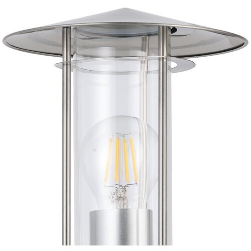 Eglo Lisio vanjska zidna/1, e27, senzor, inox/staklo Slike
