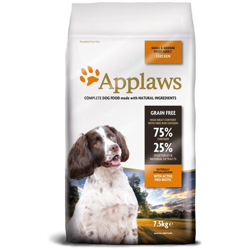 Applaws Adult piletina za male i srednje velike pasmine - 7,5 kg Cijene
