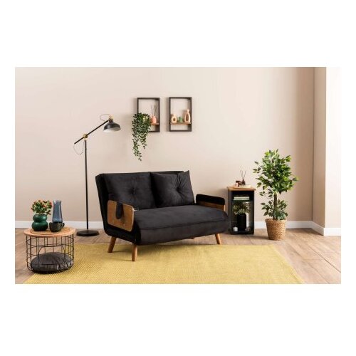 Atelier Del Sofa Dvosjed na razvlačenje Cosmo, 190x120x82cm, Crna Cene