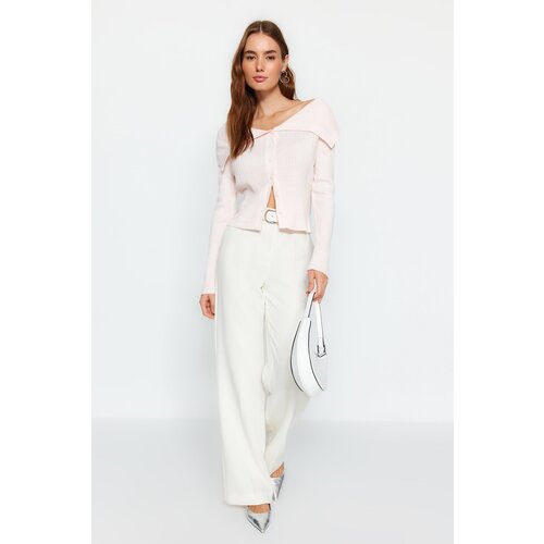 Trendyol Powder Crop Turndown Collar Knitwear Cardigan Cijene