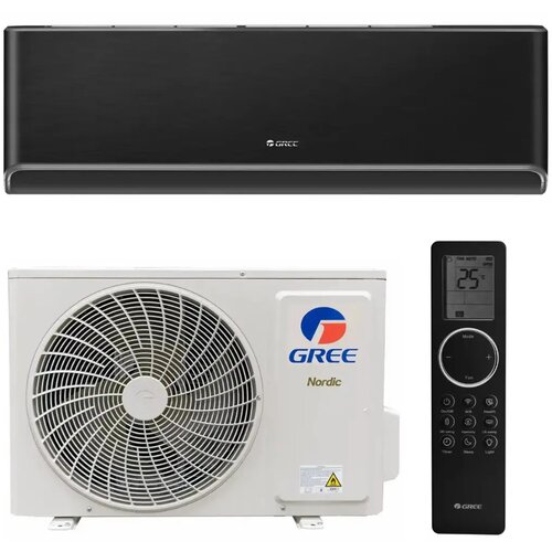 Gree AIRY GWH12AVCXD-K6DNA1A 3,5kW wifi klimatska naprava s črno notranjo enoto z montažo - Cene