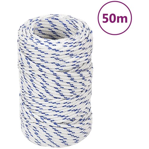 vidaXL Brodski konop bijeli 2 mm 50 m od polipropilena Cijene