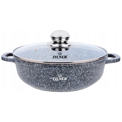 Shumee MARMORNI LONEC WOK 5,5L 32cm ZILNER ZL-7070, (21385569) Cene