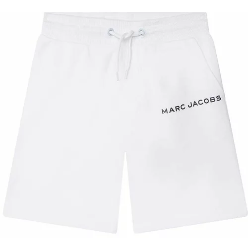 Marc Jacobs Otroške bombažne kratke hlače bela barva