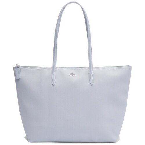 Lacoste LARGE COATED CANVAS TOTE Plava Slike