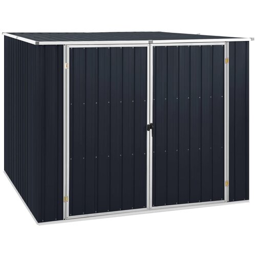 VidaXL Vrtna lopa antracitna 195x198x159 cm pocinkano jeklo Slike