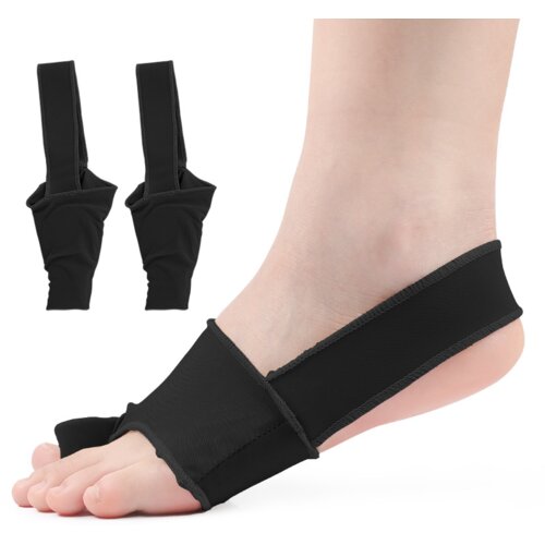 INF hallux valgus korektor, prekrivajoči separator prstov 2 para black, (21247400) Slike