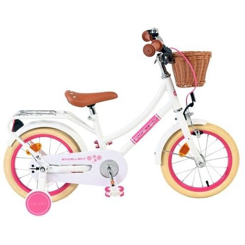 Volare dječji bicikl Excellent 14&Prime; bijele boje Cijene