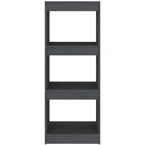 VidaXL knjižna omara za razdelitev prostora siva 40x30x103,5 cm Slike