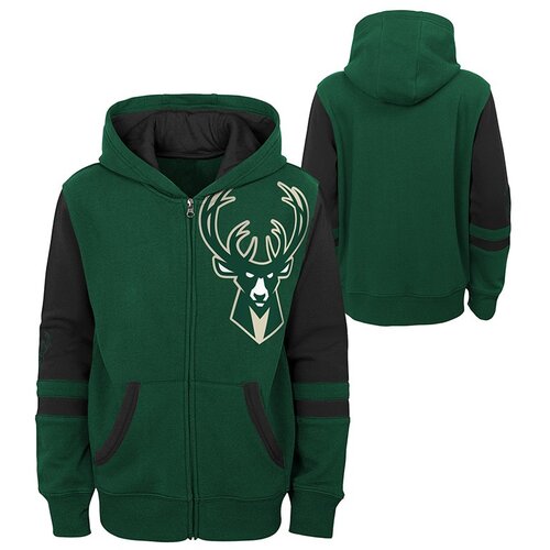  Milwaukee Bucks Straight To The League zip majica sa kapuljačom za dječake Slike