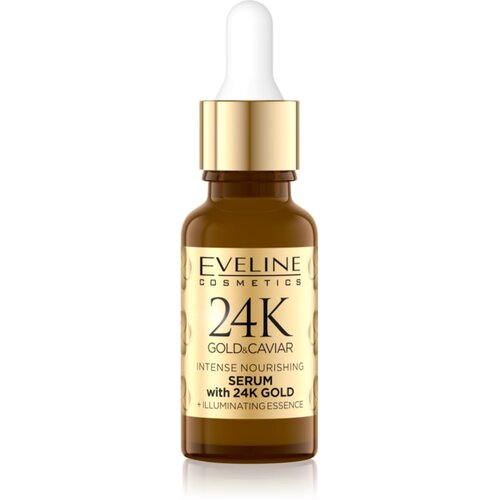 Eveline Cosmetics 24k Gold &amp;amp; Caviar Serum serum za učvrstitev 18 ml Slike