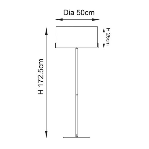  endon 72634 - podna lampa hayfield 1xE27/40W/230V braon/siva Slike
