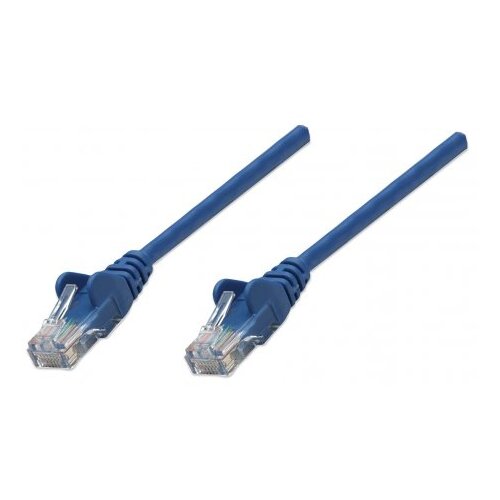 Intellinet 342599 RJ45 omrežni kabel\, Patch kabel CAT 6 U/UTP 2.00 m modra 1 kos, (20419617) Slike