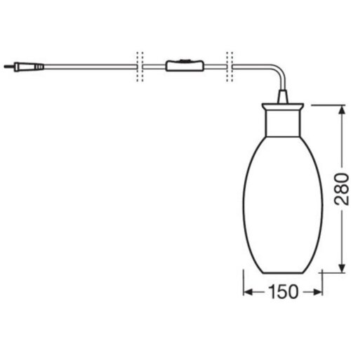 Ledvance Stona lampa GRAPE 1xE27/40W/230V narandžasta Slike